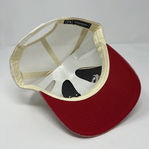 Richardson CCA Florida Red Heather and Birch Hat Medium / Large New - Picture 4 of 5